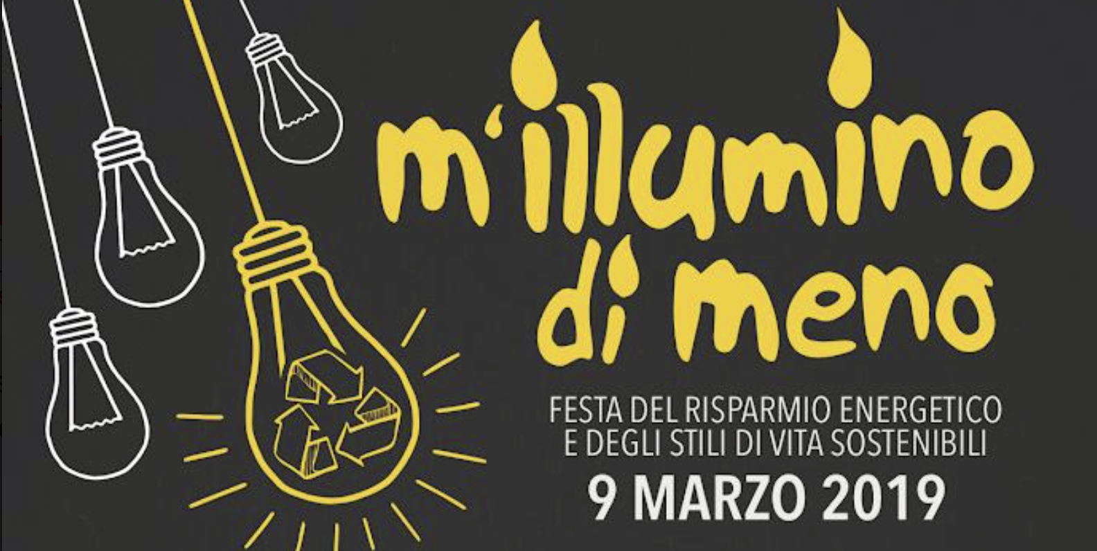 M’illumino di meno – 9 Marzo 2019