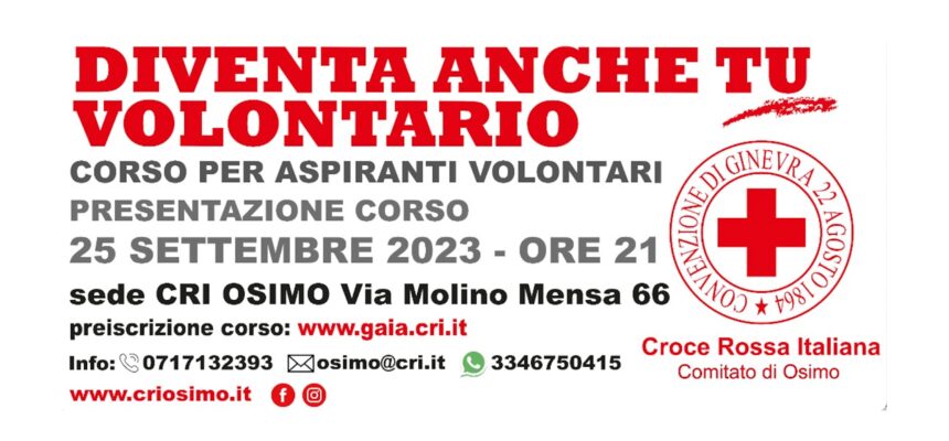 Corso per aspiranti volontari