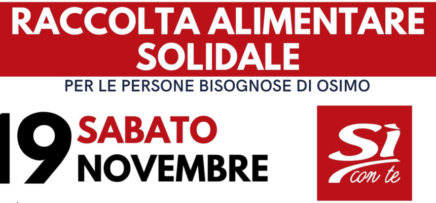 Raccolta alimentare solidale – 19 novembre 2022